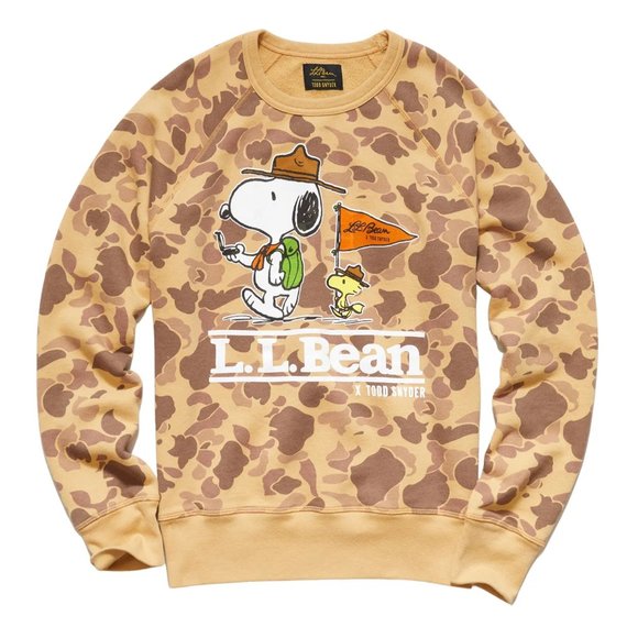 ll bean peanuts sweatshirt